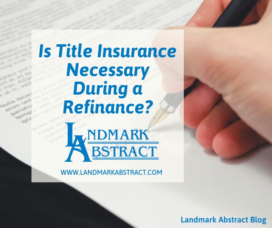 title insurance and refinancing