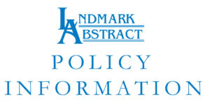 policy information
