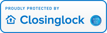 Closinglock logo. Landmark Abstract is fighting wire fraud with Closinglock.